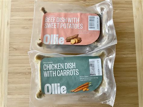 Ollie Baked Chicken Dish with Carrots Dry Dog Food. (180) $14.00 – $35.00. Same Day Delivery Eligible. Ollie Fresh Turkey Dish with Blueberries Fresh Frozen Dog Food. (44) $10.00 – $45.00. Same Day Delivery Eligible. Ollie Baked Beef Dish with Sweet Potatoes Dry Dog Food. 